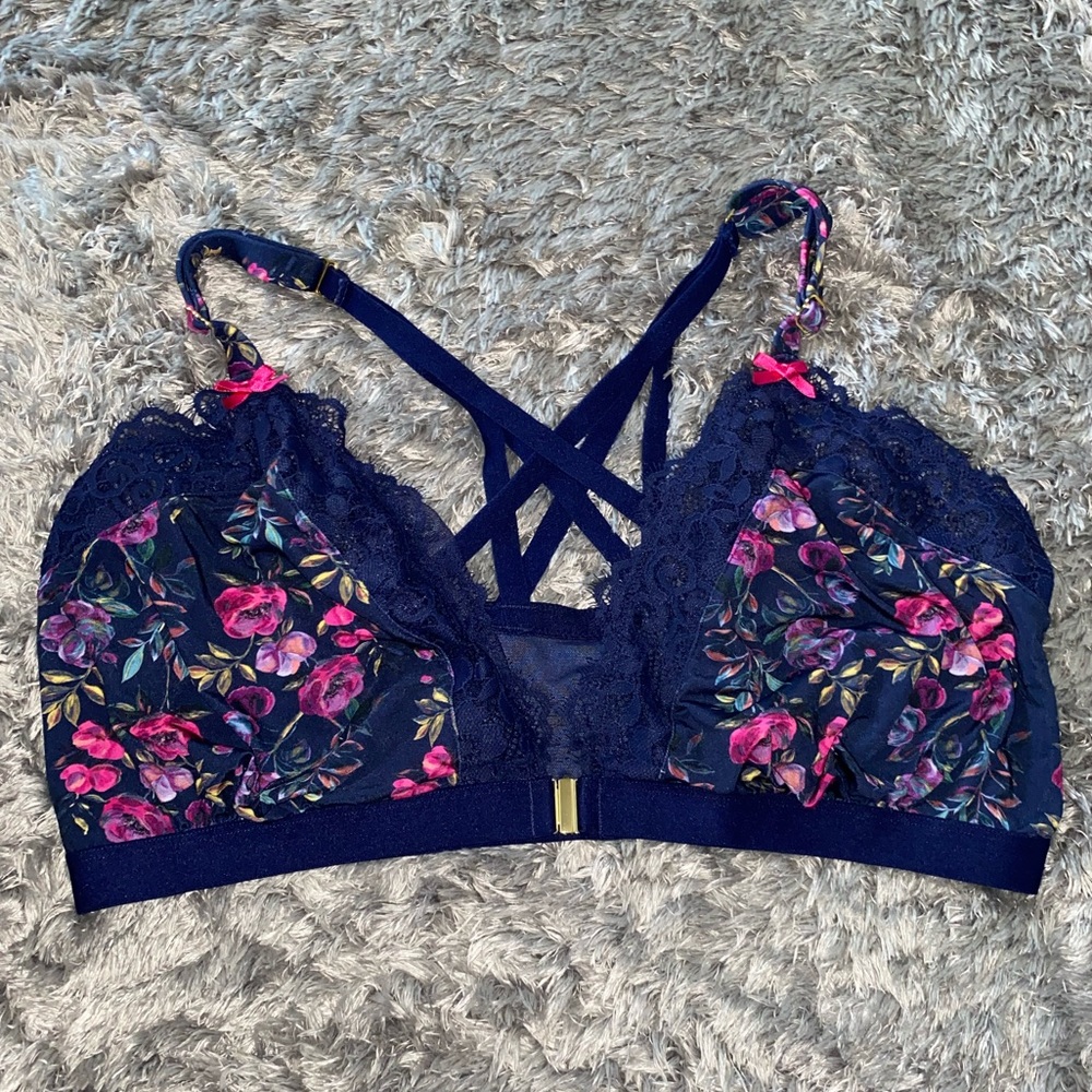 Floral Lace wireless bra